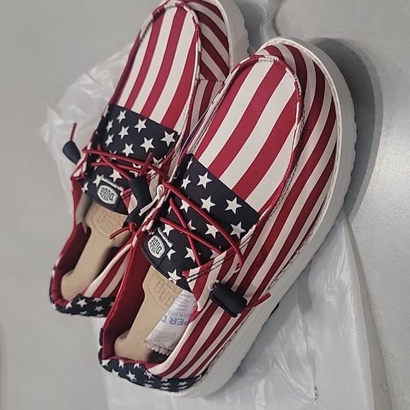 Hey Dude Shoes - HEY DUDE WENDY AMERICANA- AMERICAN FLAG - W10